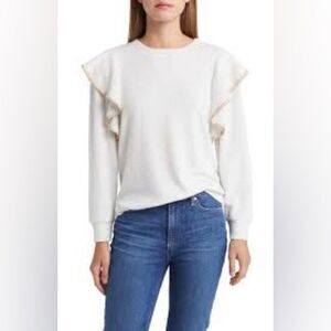 Democracy Light Beige Knit Sweater